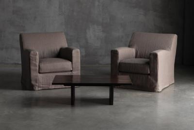 Christian Liaigre Lounge Chairs by Christian Liaigre France 1990s