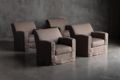 Christian Liaigre Lounge Chairs by Christian Liaigre France 1990s