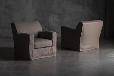 Christian Liaigre Lounge Chairs by Christian Liaigre France 1990s