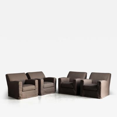 Christian Liaigre Lounge Chairs by Christian Liaigre France 1990s