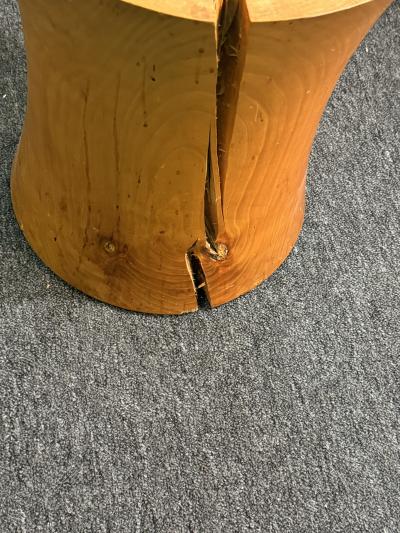 Christian Liaigre MODERN TREE TRUNK TABLE BY CHRISTIAN LIAIGRE