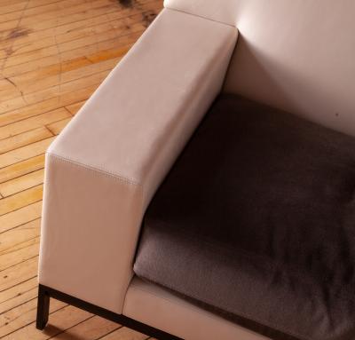 Christian Liaigre Pair of Christian Liaigre Bouddha Club Chairs