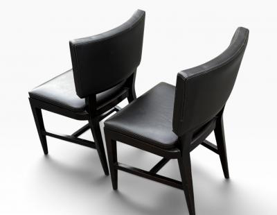 Christian Liaigre Set of 4 Christian Liaigre Harry Dining chairs 2010s