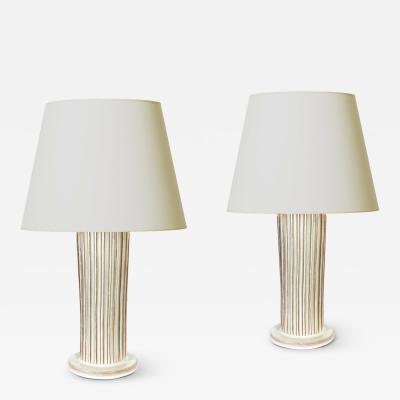 Christian Schollert Pair of Table Lamps by Christian Schollert