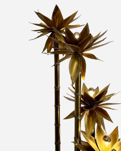 Christian Techoueyres Large Agave floor lamp attributed to Christian Techoueyres France circa 1970