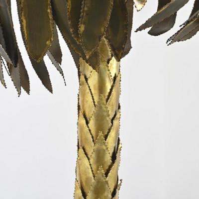Christian Techoueyres Large palmtree floor lamp by Christian Techoueyres Jansen France circa 1970