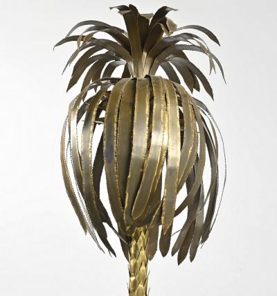 Christian Techoueyres Large palmtree floor lamp by Christian Techoueyres Jansen France circa 1970