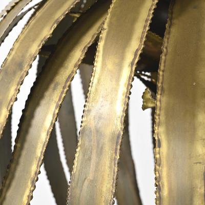 Christian Techoueyres Large palmtree floor lamp by Christian Techoueyres Jansen France circa 1970