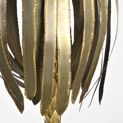 Christian Techoueyres Large palmtree floor lamp by Christian Techoueyres Jansen France circa 1970