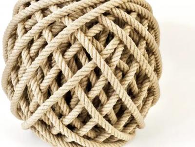 Christien Meindersma Flax Ottoman Rope Stool Pouf Tabouret by Christien Meindersma Netherlands