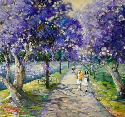 Christine Reilly Jacaranda River Walk