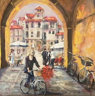 Christine Reilly Walled Town of Lucca Italy