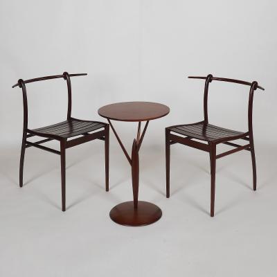 Christophe Pillet SET OF BOUDOIR CHAIRS TABLE by Christophe Pillet XO Edition 2012