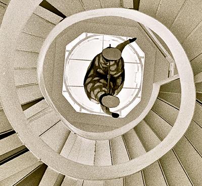 Christophe Von Hohenberg Museum de Arte Popular print ED 1 6 of Staircase by Christophe von Hohenberg