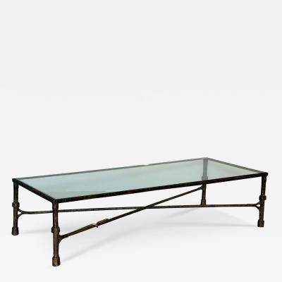 Christopher Chodoff Christopher Chodoff Etruscan Bronze and Glass Coffee Table