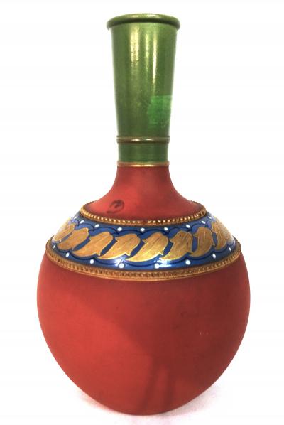 Christopher Dresser Christopher Dresser Aesthetic Movement Persian Style Ceramic Vase c 1880