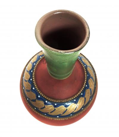 Christopher Dresser Christopher Dresser Aesthetic Movement Persian Style Ceramic Vase c 1880