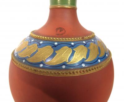 Christopher Dresser Christopher Dresser Aesthetic Movement Persian Style Ceramic Vase c 1880