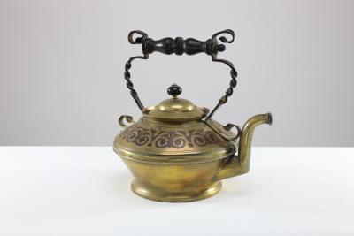 Christopher Dresser Dr C Dresser for Benham Froud a Rare Brass Copper Teapot