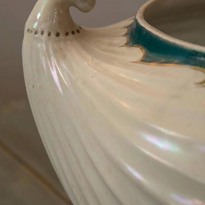 Christopher Dressner Large Art Nouveau Ceramic Glazed Pot Designed by Christopher Dressner