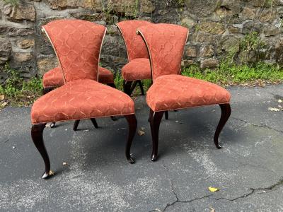 Christopher Guy FANCY SUITE OF FOUR MODERN DINING CHAIRS