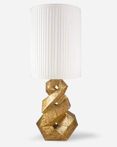 Christopher Guy Large carved wooden lamp base Ed Christopher Guy Java Indonesia circa 2000