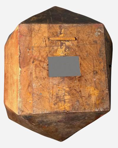 Christopher Guy Large carved wooden lamp base Ed Christopher Guy Java Indonesia circa 2000