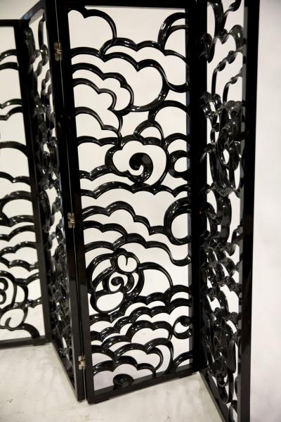 Christopher Guy Large four leaf folding screen Camelia Christopher Guy Indonesia circa 2010