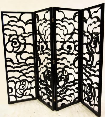 Christopher Guy Large four leaf folding screen Camelia Christopher Guy Indonesia circa 2010