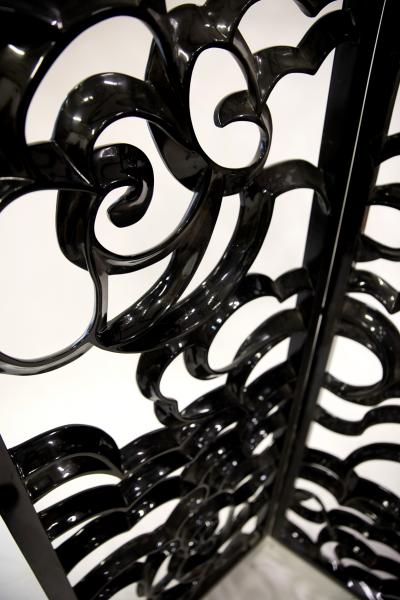 Christopher Guy Large four leaf folding screen Camelia Christopher Guy Indonesia circa 2010