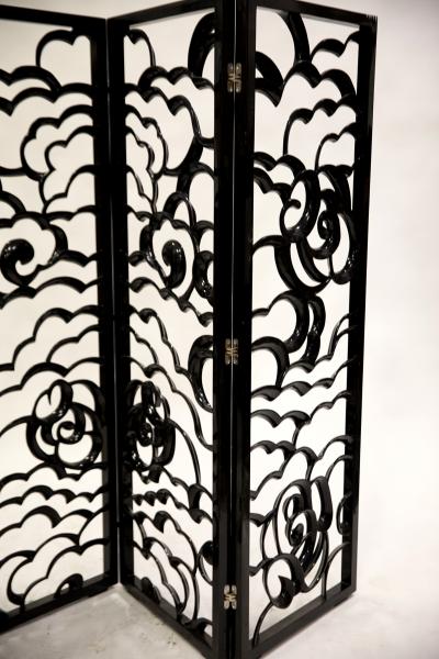 Christopher Guy Large four leaf folding screen Camelia Christopher Guy Indonesia circa 2010