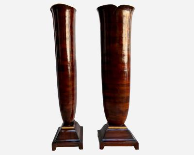 Christopher Guy Pair of monumental vases Christopher Guy Indonesia circa 2000