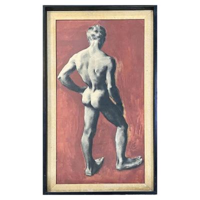 Christopher Lee Clark Christopher Clark American b 1903 Black and Red Nude
