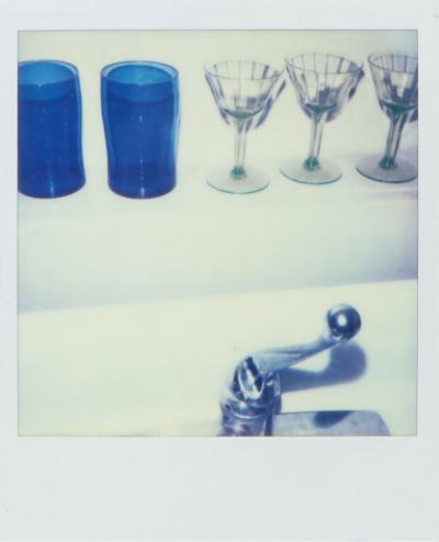 Christopher Makos BLUE GLASSES AND FAUCET BY CHRISTOPHER MAKOS