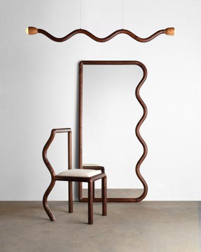 Christopher Miano Full Length Squiggle Mirror by CAM Design