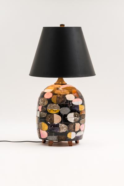 Christopher Russell Black Ovals Lamp USA