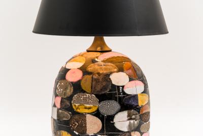 Christopher Russell Black Ovals Lamp USA