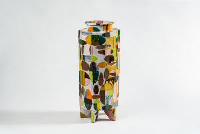 Christopher Russell Christopher Russell Tall White Yellow Vessel USA 2018