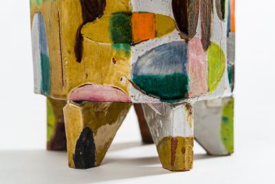 Christopher Russell Christopher Russell Tall White Yellow Vessel USA 2018