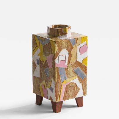 Christopher Russell Christopher Russell Yellow Patchwork Vessel USA 2024