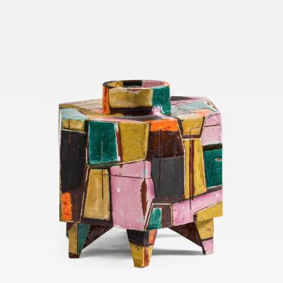 Christopher Russell Large Hexagonal Vessel