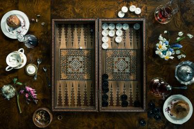 Christos J Palios Backgammon Hibiscus Muffins