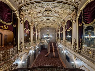 Christos J Palios Grand Lobby Stanley Theatre Utica New York