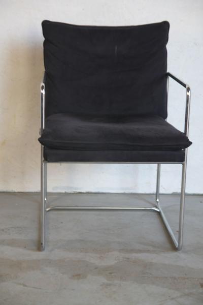 Chrome Dining Chair Designed By Stephen D Sherman for Tulip Inc