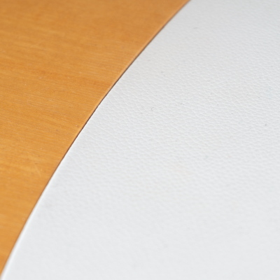 Chrome Leather Pedestal Foyer Center Table