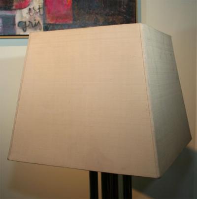 Chrome and Lucite Table Lamp