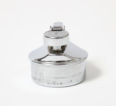 Chromed Steel Tabletop Lighter France c 1960
