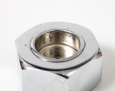 Chromed Steel Tabletop Lighter France c 1960