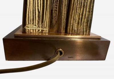 Chrystiane Charles Large Water Leaf lamp Chrystiane Charles Maison Charles France circa 1970