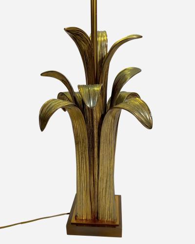 Chrystiane Charles Large Water Leaf lamp Chrystiane Charles Maison Charles France circa 1970